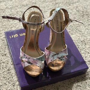 Madden Girl High Heel Evonne Multicolor Wedges